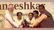 India News | PM Modi Receives First Lata Deenanath Mangeshkar Award in Mumbai