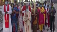 India News | Devotees Offer Prayers at St.Luke's Church in Chennai on Palm Sunday