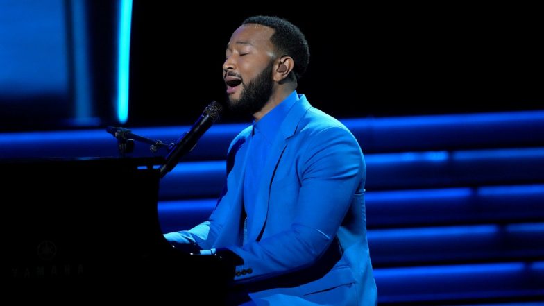 GRAMMYs 2022: John Legend Performs His Song ‘Free’ At The 64th Annual Grammy Awards With Ukrainian Artists (View Pics And Video)