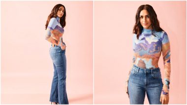 Jersey Promotions: Mrunal Thakur Relives the Casual Denim Days and We're All Hearts For It (View Pics)