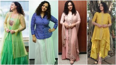 Nithya Menen Birthday: Putting The Girl-Next-Door in the Spotlight, One Outfit at a Time (View Pics)