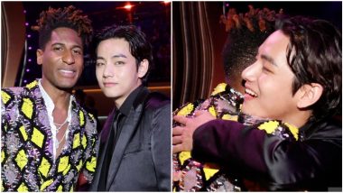 GRAMMYs 2022: Pics Of Kim Tae-Hyung AKA BTS’ V And Jon Batiste’s Meet-And-Greet Go Viral, Netizens React Over Their Bonding At The Award Ceremony