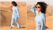 Hina Khan Definitely Looks Hotter than the Desert That She's Posing In (View Pics)