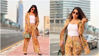 Hina Khan's Printed Co-ord Set is Just the Outfit We Needed for Our Summer Wardrobe (View Pics)