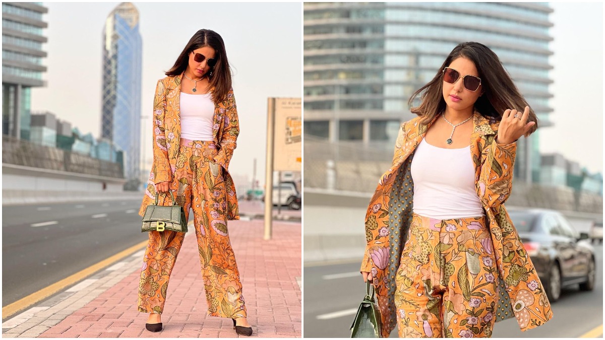 Fashion News Hina Khan's Printed Co-ord Set Is Just The, 47% OFF