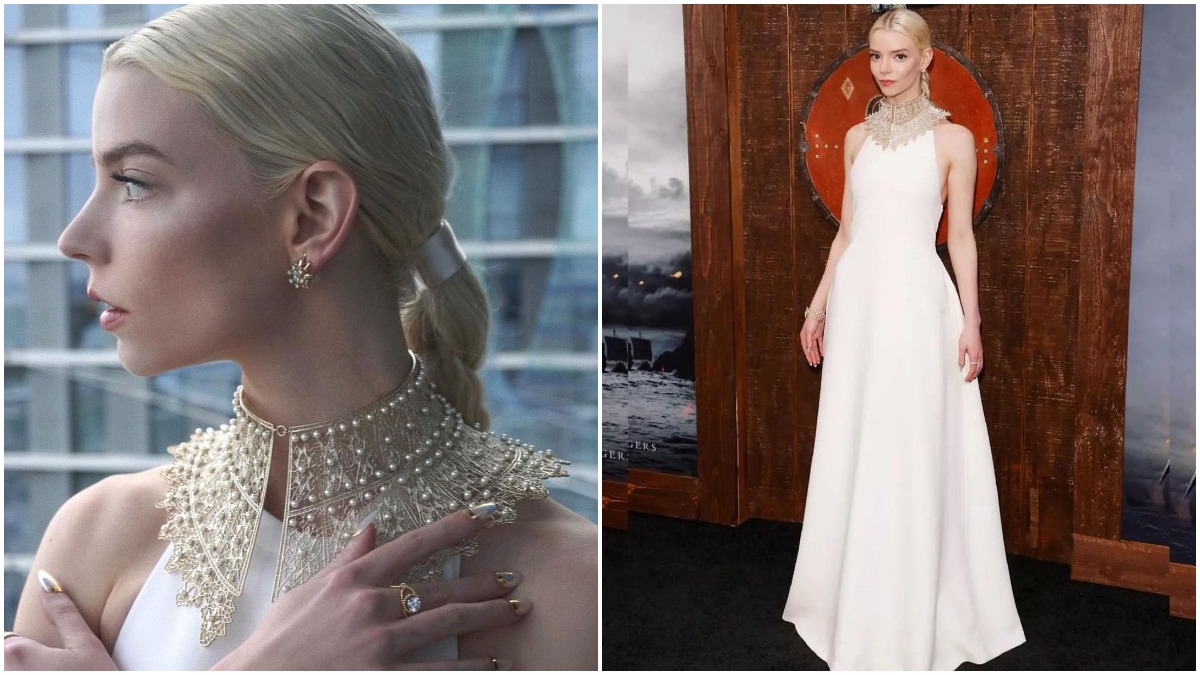 Anya Taylor-Joy's non-traditional wedding dress was a Dior