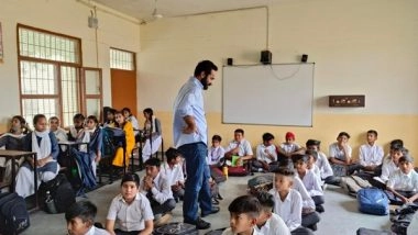 India News | Punjab Education Minister Visits Govt School in Garhshanker; Seeks Students' Suggestions on Educational Reforms