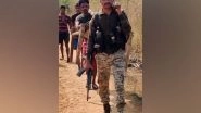 India News | Chhattisgarh: DRGF Jawan Sets Example, Carries Woman in Labour Pain to Hospital