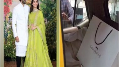 Entertainment News | Sabyasachi Outfits Arrive at Ranbir Kapoor's Residence Ahead of Rumoured Wedding with Alia Bhatt
