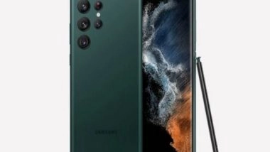 Tech News | Samsung Launches Green Colour Option for Galaxy S22 Ultra in India