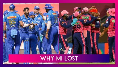 Mumbai Indians vs Rajasthan Royals IPL 2022: 3 Reasons Why MI Lost