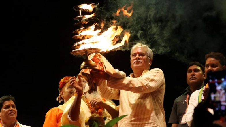 Ram Van Gaman Tourism Circuit: Chhattisgarh CM Bhupesh Baghel Inaugurates First Phase, Performs Bhumipujan in Shivrinarayan