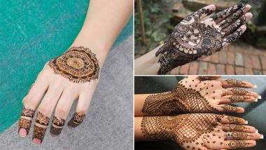 Simple Eid 2022 Mehndi Designs: Beautiful Arabic Mehendi Designs and Indian Henna Patterns To Adorn Your Hands for Eid al-Fitr Celebrations