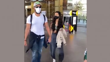 Hrithik Roshan Walks Hand-In-Hand With Rumoured Girlfriend Saba Azad After Returning From Goa (Watch Video)