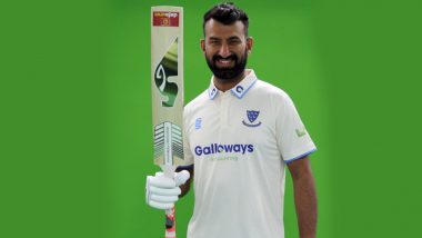 Cheteshwar Pujara Scores Century on Sussex Debut Against Derbyshire in County Championship