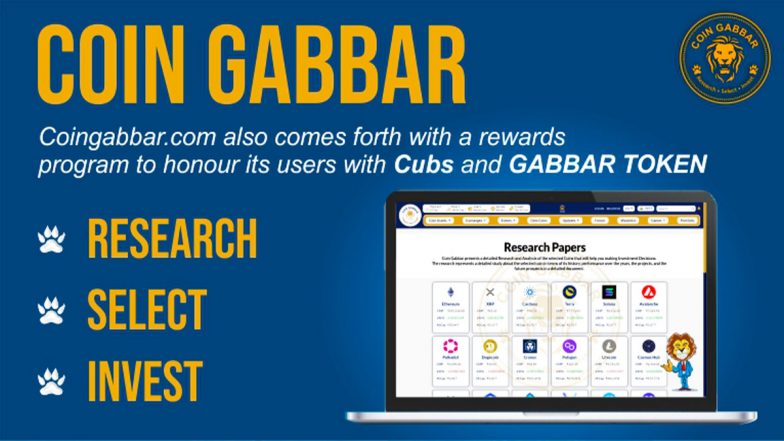 Coingabbar.com: India’s First Crypto Marketplace and Research Portal Launched Along With GCI -20 Crypto Index