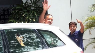 Will Smith Spotted at Private Airport in Mumbai, Actor's First Public Appearance After the Oscars Controversy