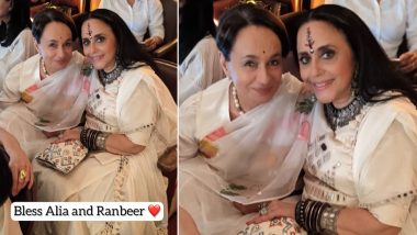 Alia Bhatt and Ranbir Kapoor D-Day: Ila Arun Congratulates Soni Razdaan Ahead of Her Daughter’s Wedding (Watch Video)