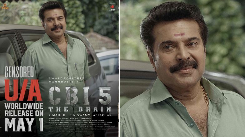 CBI 5 – The Brain: Mammootty's Investigative Thriller Set for May 1 Release Worldwide