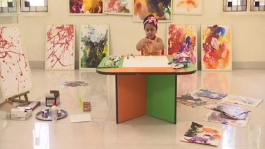 Odisha: Two and Half-year-old Child from Bhubaneswar Sets World Record for Creating Maximum Number of Paintings by Toddler