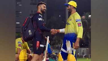 IPL 2022: Virat Kohli Meets Ravindra Jadeja in Practice Ahead of CSK vs RCB Clash