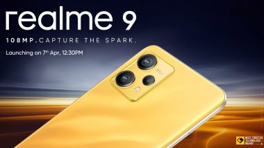 Realme 9 4G India Launch Set for April 7, 2022