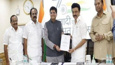 India News | Tamil Nadu CM MK Stalin Meets Union Minister Piyush Goyal