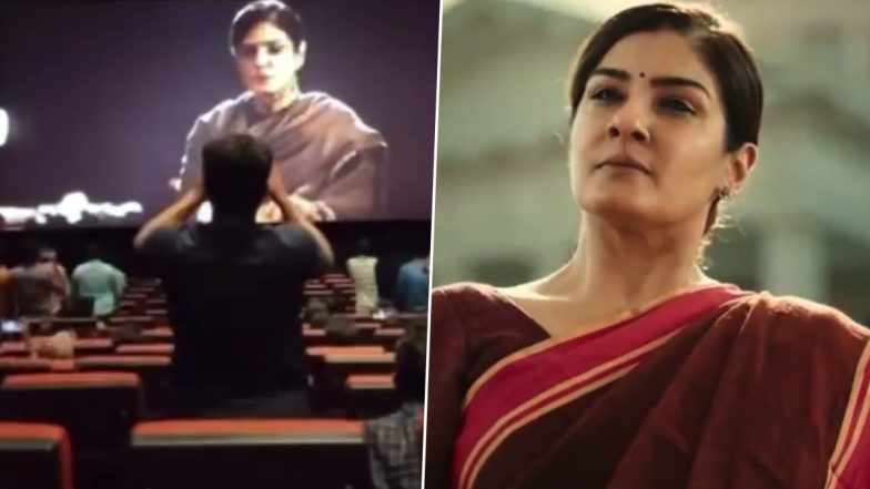 KGF Chapter 2: Raveena Tandon Shares Clip of People Throwing Coins in Theatre, Thanks Fans for the Love (Watch Video)