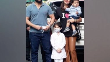 Entertainment News | Tiny Tots Taimur, Jeh Mark Their Presence at Ranbir, Alia's Wedding