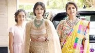 Ranbir Kapoor And Alia Bhatt Wedding: Neetu Kapoor, Riddhima Kapoor Sahni And Samara Sahni Look Every Bit Regal For The Intimate Affair (View Pics)