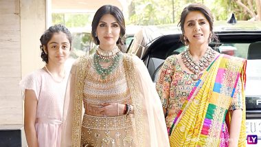 Ranbir Kapoor And Alia Bhatt Wedding: Neetu Kapoor, Riddhima Kapoor Sahni And Samara Sahni Look Every Bit Regal For The Intimate Affair (View Pics)