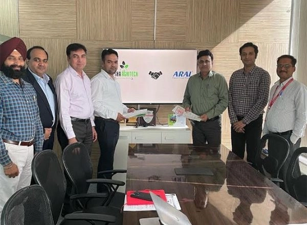 Business News | Erisha Agritech Private Ltd Inks MoU with Automotive R&D Organization, The Automotive Research Association of India (ARAI)