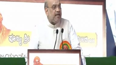 India News | Amit Shah Visits Siddaganga Mutt on Shivakumara Swami's 115th Birth Anniversary