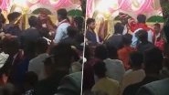 Uttar Pradesh: Bride Slaps Groom Twice on Stage As He Was Drunk in Hamirpur; Later Marries Him (Watch Video)