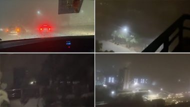 Dust Storm in Delhi, Gurugram and Other Parts of NCR; Netizens Share Videos