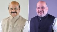 Karnataka CM Basavaraj Bommai To Host Dinner Party for Amit Shah on May 3