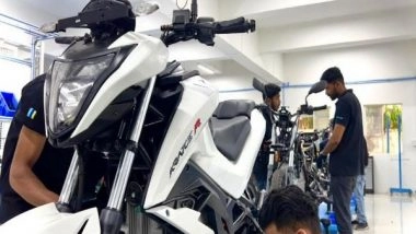 Business News | Tork Motors Rolls out India's First Electric Motorcycle 'Kratos' from Assembly Line on the Occasion of Gudi Padwa