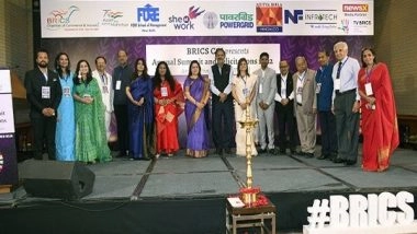 Business News | Meenakshi Lekhi Calls for Equal Participation of Women to Achieve Sustainable Development at BRICS CCI WE Women's Summit