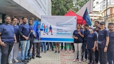 Business News | Manipal Hospital Millers Road Conducts Walkathon to Spread Awareness About the Adverse Effects of Obesity
