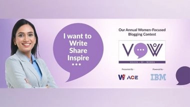 Business News | IBM Partners with We-Ace to Amplify Voices of Women (VOW); A Blogathon for Women