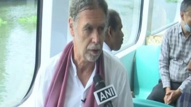 World News | German Ambassador to India Visits Kochi Water Metro, Rides in Hybrid Electric Boat