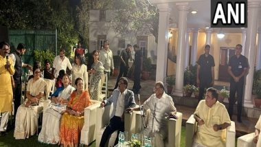 India News | Nitin Gadkari, Sanjay Raut, Maharashtra MLAs Attend Dinner at Sharad Pawar's Residence