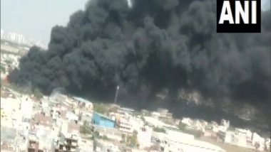 India News | Fire Breaks out in Gurugram's Slum Area