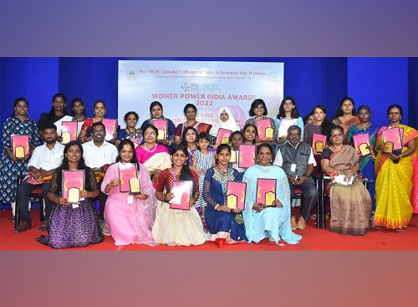 Business News | WE RAISE and Raj Square Charity Foundation Along with Dr MGR Janaki College Gives Away Women Power India Awards 2022