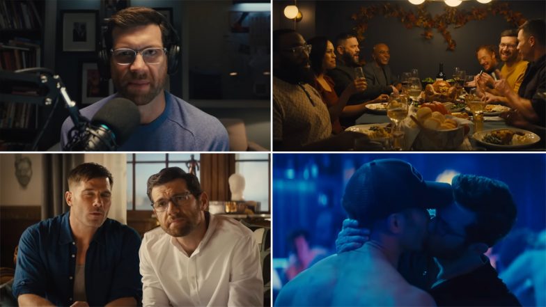 Bros Trailer Out! Billy Eichner, Luke Macfarlane’s Risque Rom-Com Made With LGBTQ+ Cast To Release in Big Screens on September 30! (Watch Video)