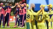 RR vs CSK Preview: Likely Playing XIs, Key Battles, Head to Head and Other Things You Need To Know About TATA IPL 2022 Match 68