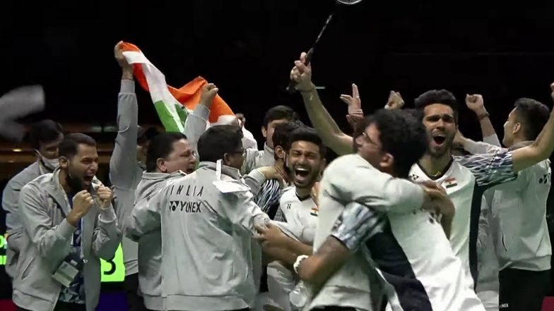 India Win First-Ever Thomas Cup Title With 3–0 Win Over Indonesia in 2022 Edition