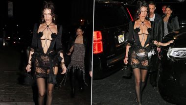 Bella Hadid Looks Stunning In Sexy Lingerie Dress For Met Gala 2022 After-Party (View Pics)