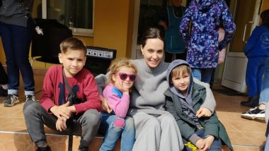 Angelina Jolie Makes Surprise Visit at the Western Ukrainian City, Meets Children