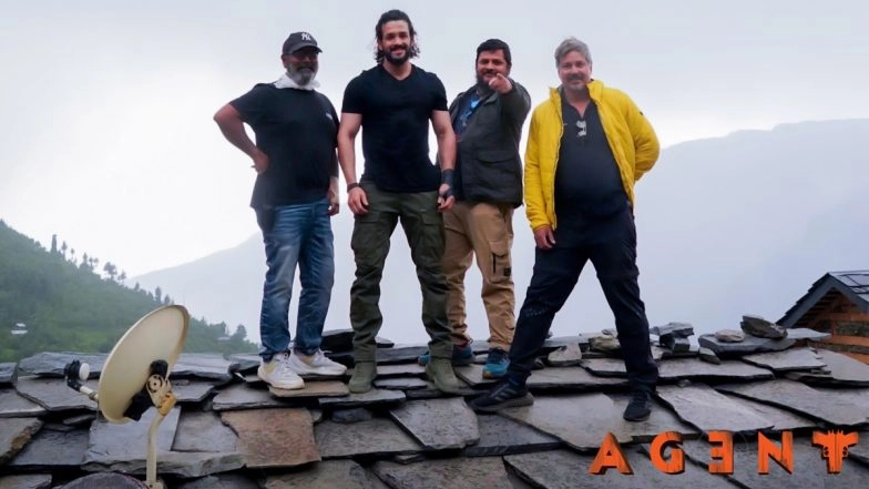 Akhil Akkineni and Team Agent Shoot in Manali
